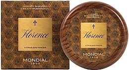Fragrances, Perfumes, Cosmetics Florence Shaving Cream - Mondial Traditional Shaving Cream Wooden Bowl