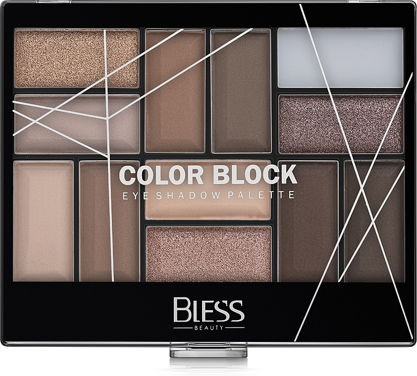 Eyeshadow Palette - Bless Beauty Color Block Eye Shadow Palette (05) — photo N6