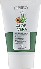 Fragrances, Perfumes, Cosmetics Facial Gel Scrub - Belkosmex Aloe Vera Hialuron Facial Gel-Scrab With Apricot Seed Powder