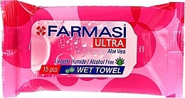 Fragrances, Perfumes, Cosmetics Aloe Vera Wet Wipes - Farmasi Ultra Pink
