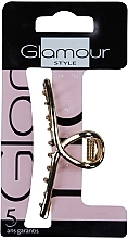 Hair Clip, 417182, gold metal - Glamour — photo N1