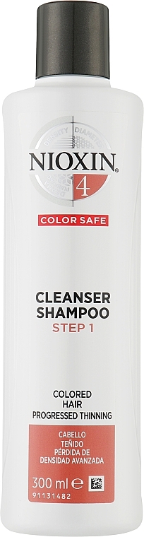 Cleansing Shampoo - Nioxin Thinning Hair System 4 Cleanser Shampoo Step 1 — photo N1