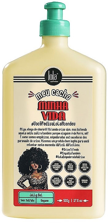 Hair Jelly Gel - Lola Cosmetics Meu Cacho Minha Vida Jelly Gel — photo N1
