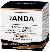 Fragrances, Perfumes, Cosmetics Regenerating Night Face Cream - Janda Strong Regeneration Good Night Cream