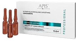 Fragrances, Perfumes, Cosmetics Lifting Face Concentrate - APIS Professional Express Lifting Tens Up Complex Ampoules