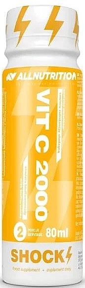 Vitamin C Liquid - Allnutrition Vit C 2000 Shock Shot — photo N1