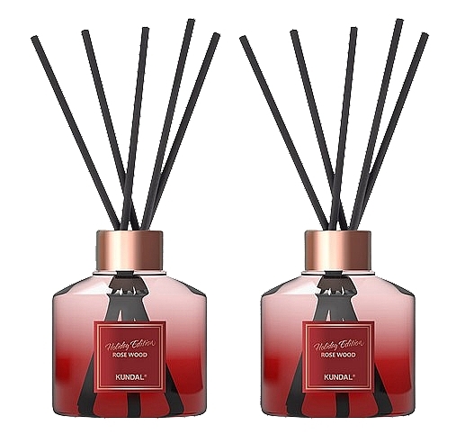 Rosewood Aroma Diffuser Set  - Kundal Perfume Diffuser Holiday Edition Rose Wood — photo N1