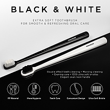 Toothbrush Set 'Black & White' - MAKEUP Toothbrush Set — photo N2