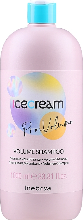 Thin Hair Shampoo - Inebrya Ice Cream Volume Shampoo — photo N3