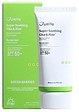 Fragrances, Perfumes, Cosmetics Soothing Aloe Sunscreen - Jumiso Super Soothing Cica & Aloe Sunscreen SPF50+