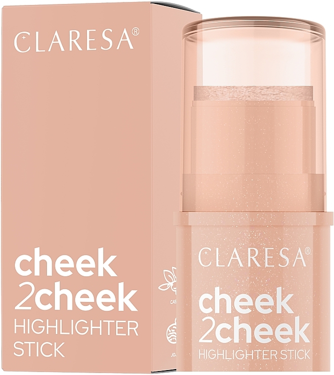 クリームハイライタースティック - Claresa Cheek2Cheek Highlighter Stick — photo N1