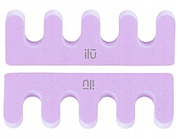 Pedicure Toe Separator, lilac - Ilu Toe Separator Purple — photo N1