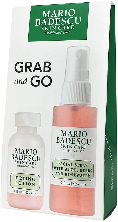 Set - Mario Badescu Grab And Go Duo Set (lot/29ml + spray/59ml) — photo N2