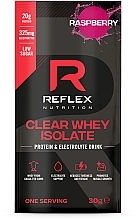 Fragrances, Perfumes, Cosmetics Whey Protein in Sachet, raspberries - Reflex Nutrition Clear Whey Isolate Raspberry