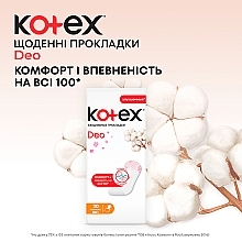 Daily Liners, 56 pcs - Kotex Deo Normal — photo N3