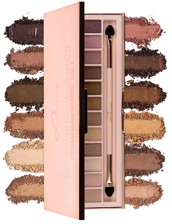 Eyeshadow Palette - Luvia Cosmetics Endless Nude Shades Eyeshadow Palette — photo N15