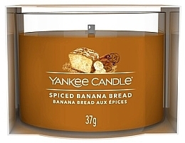 Mini Scented Candle in Glass - Yankee Candle Spiced Banana Bread Mini — photo N1