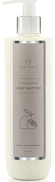 Citrus Energy Body Butter with Dead Sea Minerals - Sefiros Citrus Energy Body Butter with Dead Sea Minerals — photo N1