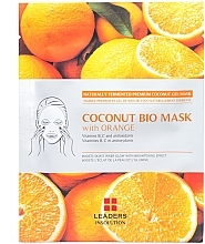 Fragrances, Perfumes, Cosmetics Moisturizing Mask "Orange" - Leader Coconut Bio Mask With Orange