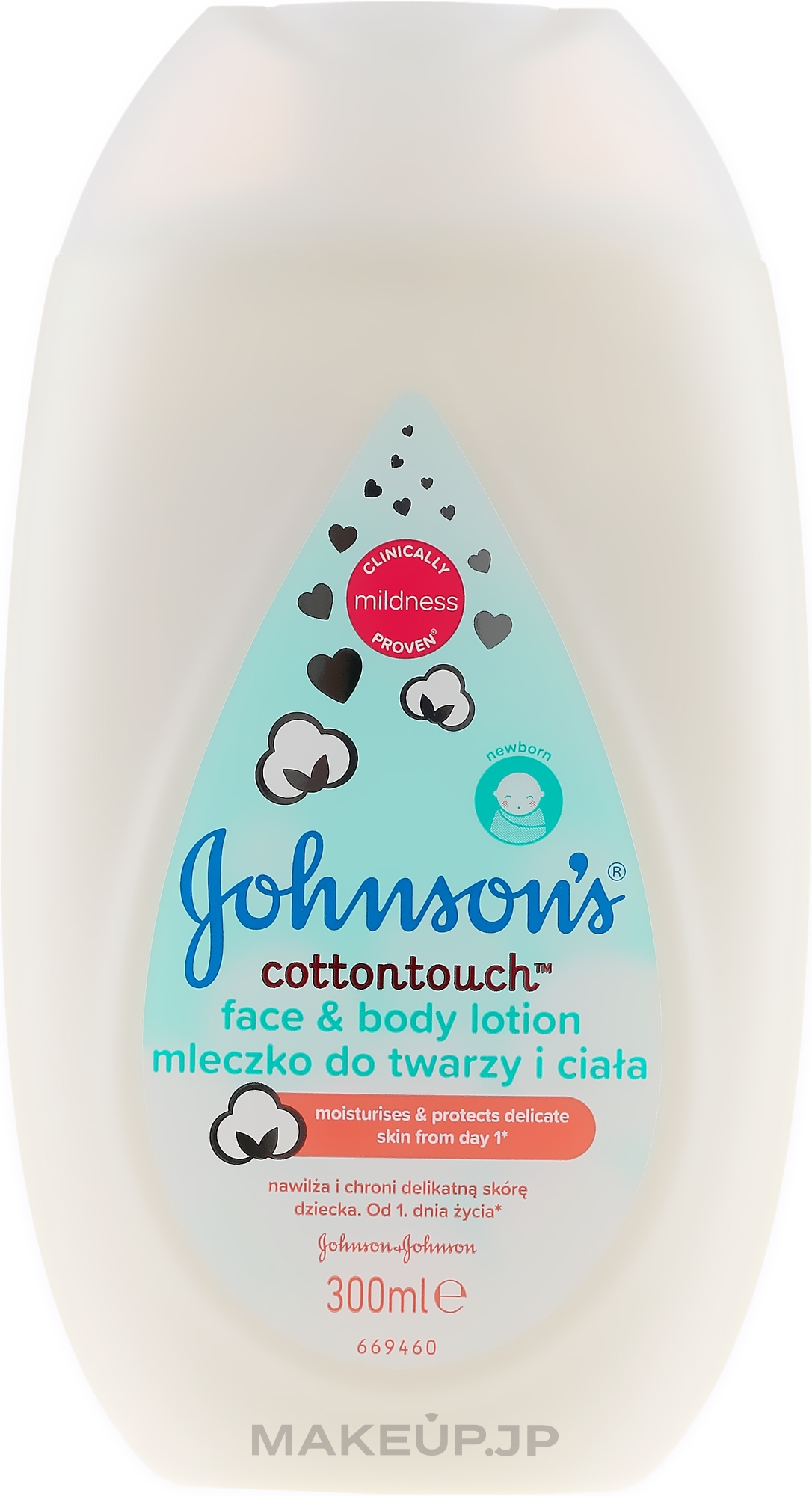 Face & Body Milk 'Cotton Tenderness' - Johnson’s® Baby — photo 300 ml