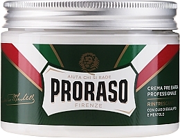 Fragrances, Perfumes, Cosmetics Cream with Menthol and Eucalyptus - Proraso Pre-Shave Cream