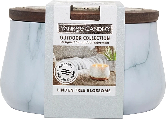 Scented Candle - Yankee Candle Outdoor Collection Linden Tree Blossoms — photo N1