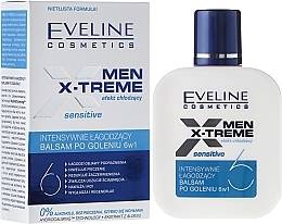 Fragrances, Perfumes, Cosmetics Soothing After Shave Balm 6in1 - Eveline Cosmetics Men Extreme Sensitive