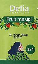 Face & Body Wash Gel - Delia Fruit Me Up! Face & Body Cleansing Gel 2in1 Strawberry Scented (sample) — photo N1