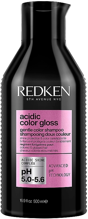 Color & Shine Protection Shampoo - Redcen Acidic Color Gloss Shampoo — photo N1