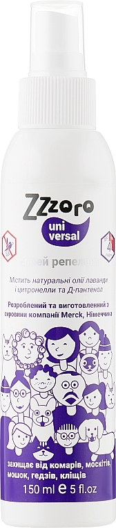 Anti-Mosquito & Tick Spray - Zzzoro Universal — photo N3