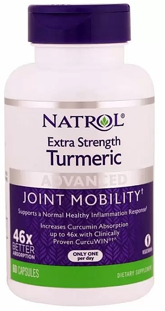 Turmeric Extract - Natrol Extra Strength Turmeric — photo N1