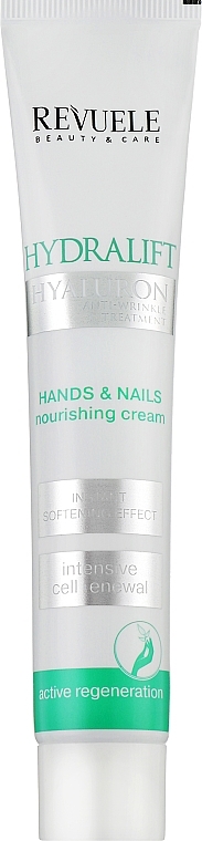 Hand and Nail Cream - Revuele Hydralift Hyaluron Hands And Nails Nourishing Cream — photo N1