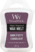 Fragrances, Perfumes, Cosmetics Aromatic Wax - WoodWick Wax Melt Dark Poppy