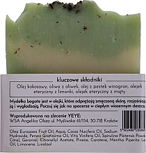 Natural Soap 100% "Mint and Lime" - Yeye Natural Lime and Mint Soap  — photo N3