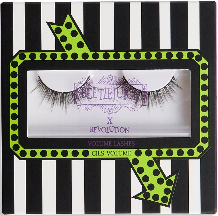 False Lash Set - Makeup Revolution X Beetlejuice The Lydia Lashes — photo N1