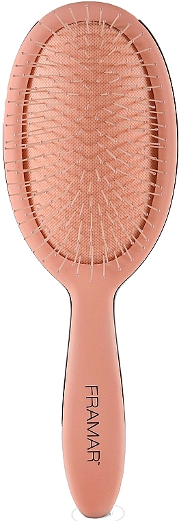 Detangling Hair Brush, powder - Framar Detangle Brush Champagne Mami — photo N1