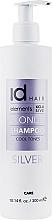 Shampoo for Bleached & Blonde Hair - idHair Elements XCLS Blonde Silver Shampoo — photo N1