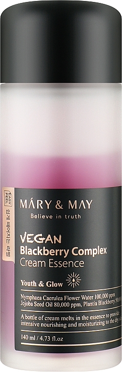 Face Essence Cream - Mary & May Vegan Blackberry Complex Cream Essence — photo N1