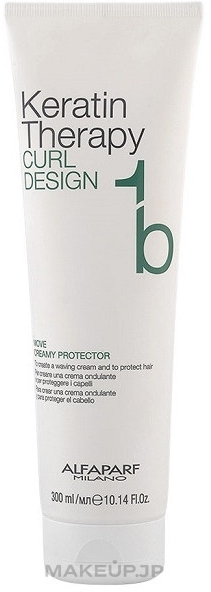 Curl Activator Cream - Alfaparf Curl Design Keratin Therapy Move Creamy Protector — photo 300 ml