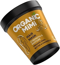 Fragrances, Perfumes, Cosmetics Shea and Magnolia Hair Strengthening and Restoration Mask - Organic Mimi Hair Mask Strength & Restore Shea & Magnolia