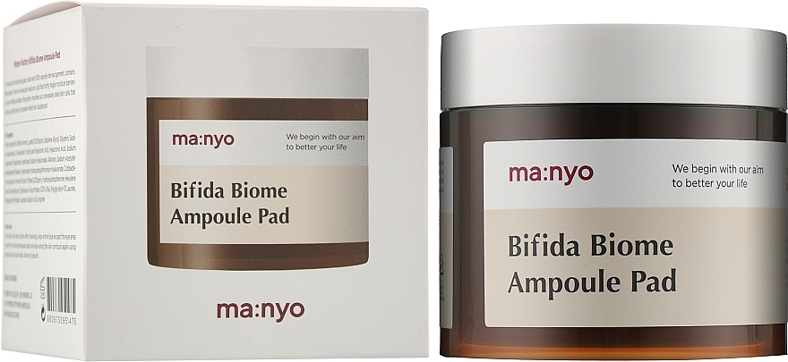 Protecting & Restoring Toner Pads - Manyo Bifida Biome Ampoule Pad — photo N8