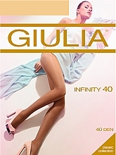 Fragrances, Perfumes, Cosmetics Women Tights "Infinity" 40 Den, cappuccino - Giulia