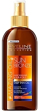 Fragrances, Perfumes, Cosmetics Tanning Oil - Eveline Cosmetics Amazing Oils Sun Bronze Deep Tan Oil 