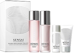 Fragrances, Perfumes, Cosmetics Set - Sensai Double Moisturising Trial Set (emul/50ml + lot/60ml + cl/oil/30ml + soap/30ml)