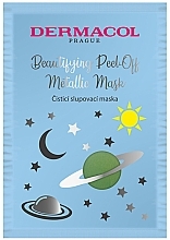 Fragrances, Perfumes, Cosmetics Face Mask - Dermacol Beautifying Cleansing Peel-Off Metallic Mask