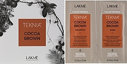 Sample Set - Lakme Teknia Color Refresh Cocoa Brown (sh/10ml + mask/10ml) — photo N1