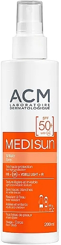 SPF50+ Body Spray - ACM Laboratoires Medisun Spray SPF 50+ — photo N1