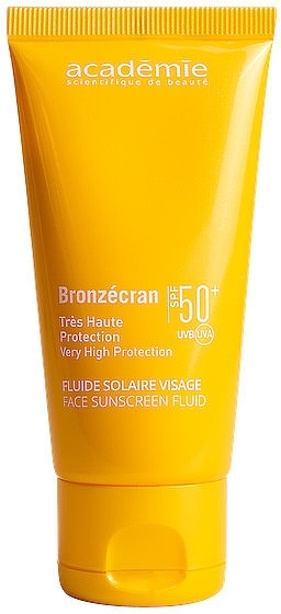 日焼け止めフェイスフルイド - Academie Bronzecran Face Sunscreen Fluid SPF 50+ — photo N1