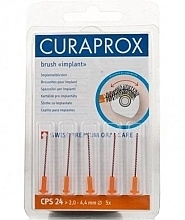 Fragrances, Perfumes, Cosmetics Interdental Brush for Implants Set, CPS 24, 5pcs - Curaprox Strong Implant 