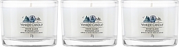 Scented Mini Candle in Jar - Yankee Candle Snow Globe Wonderland Filled Votive — photo N6